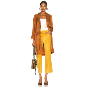 A.L.C. Charleston Jacquard 100% Silk Jacket Coat